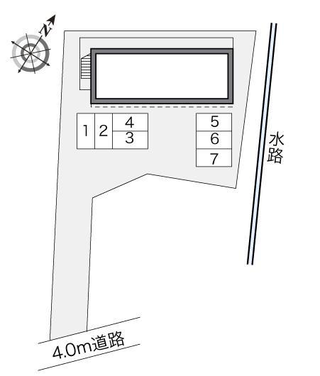 Ｋｕｋｉ　Ｅａｓｔ(21474)の駐車配置図