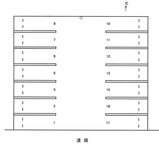 P290の駐車配置図