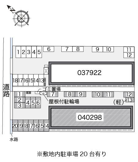 中山(40298)の駐車配置図