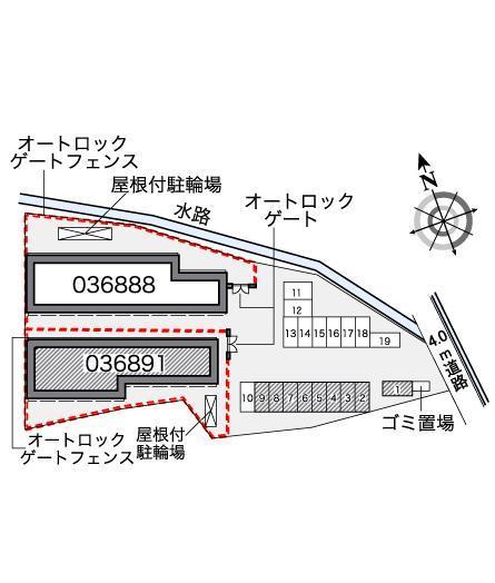 ライト　Ⅱ(36891)の駐車配置図