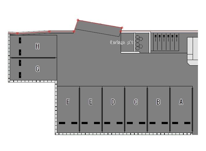 あんしん+西宿08-6002の駐車配置図