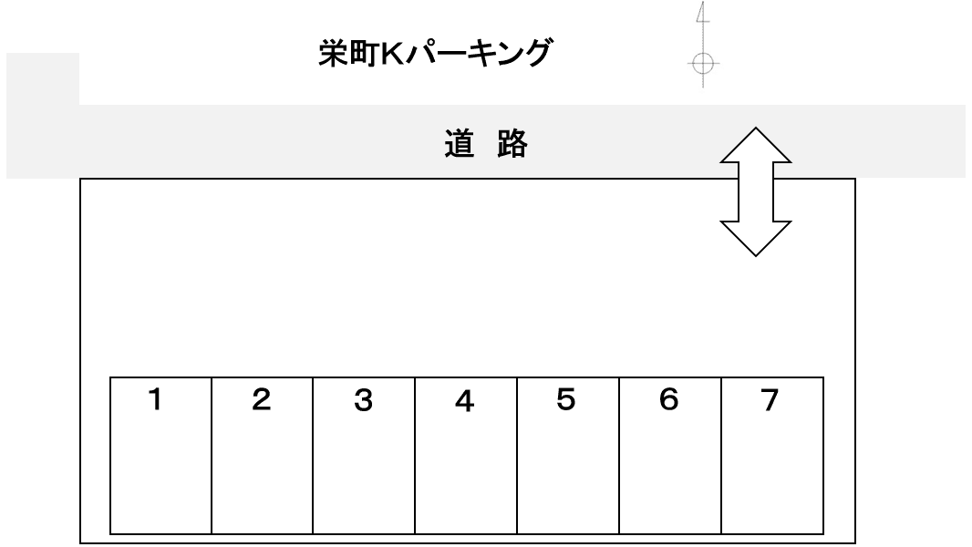 栄町Ｋパーキングの駐車配置図