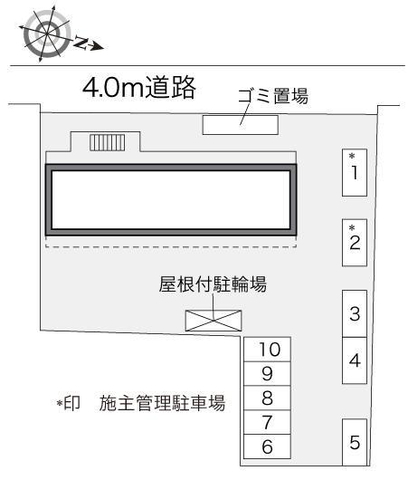 ストラーダ(24832)の駐車配置図