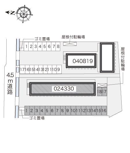 向日葵(24330)の駐車配置図
