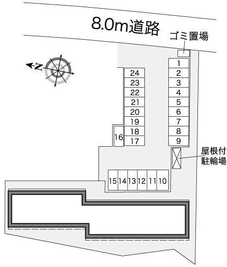 延久Ⅴ(37574)の駐車配置図