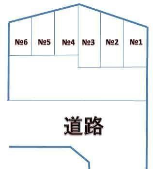 新井駐車場の駐車配置図