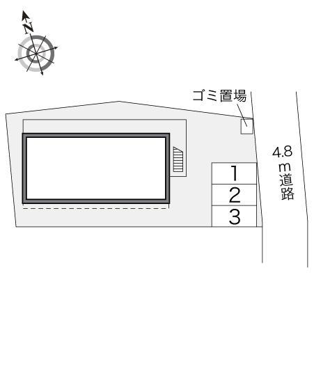 ジュネス湘南(22088)の駐車配置図