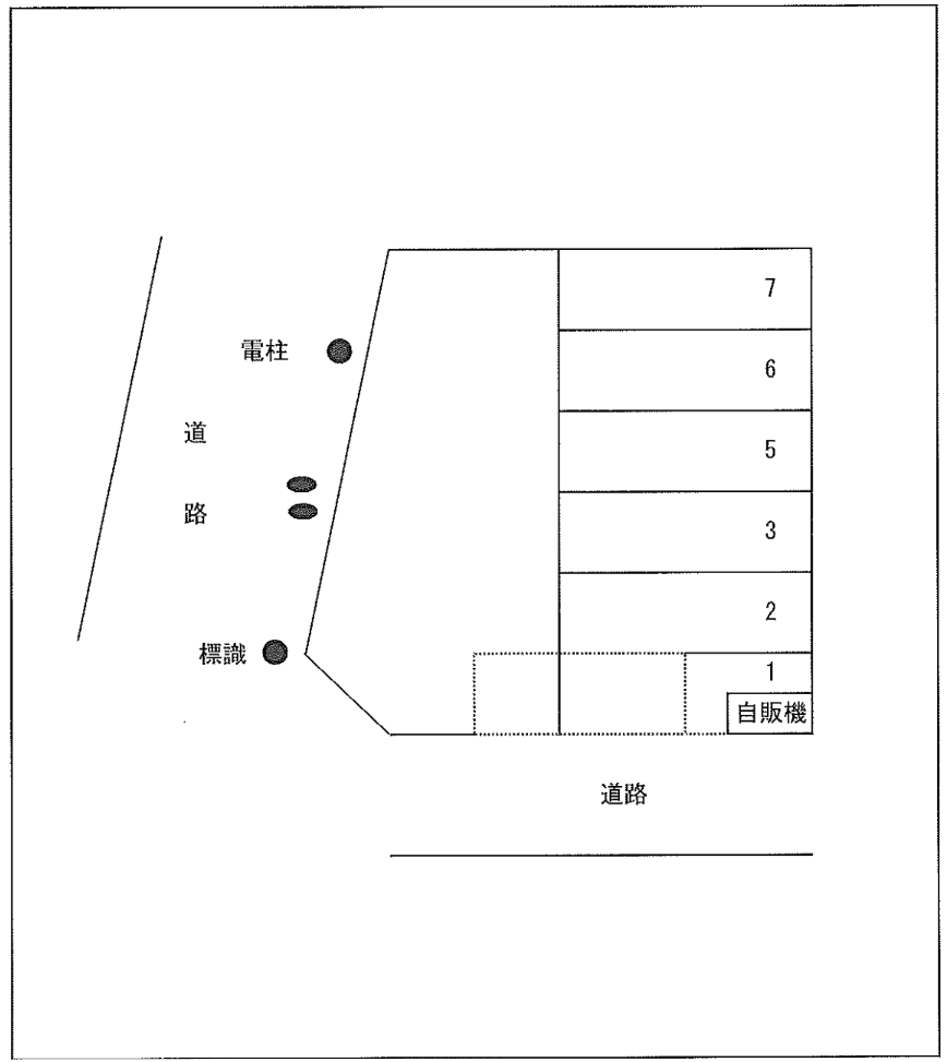 ヒデパーキングの駐車配置図