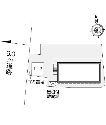 ドミール　板垣(26938)の駐車配置図