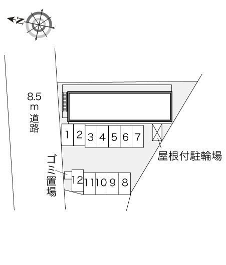 Ｔ＆ＳⅡ(24986)の駐車配置図