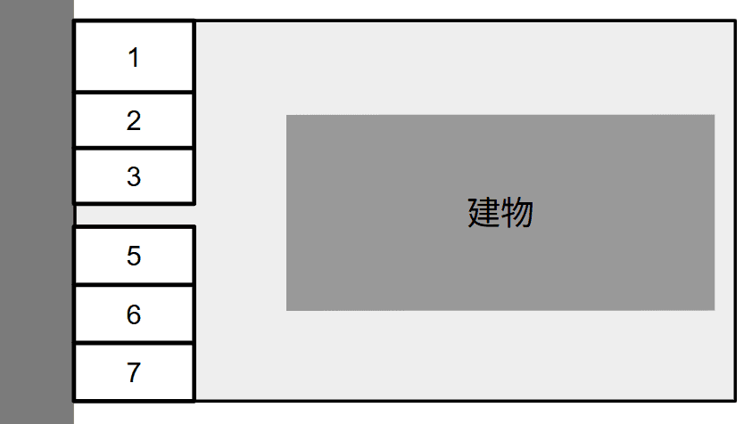 グランシャリＮＥＭＯＴＯの駐車配置図