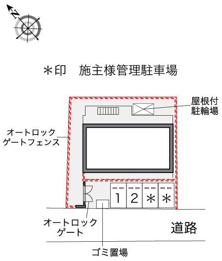西九条(38879)の駐車配置図