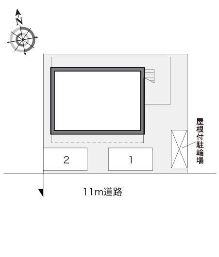 能見台通(15257)の駐車配置図
