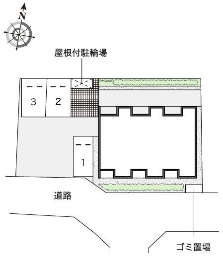 コスモス(52403)の駐車配置図