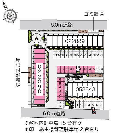 Ｗｉｌｌ　Ｂ(22890)の駐車配置図