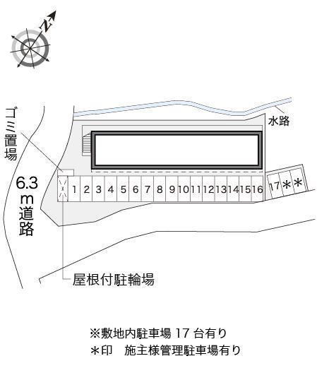 エクセルⅡ(17658)の駐車配置図
