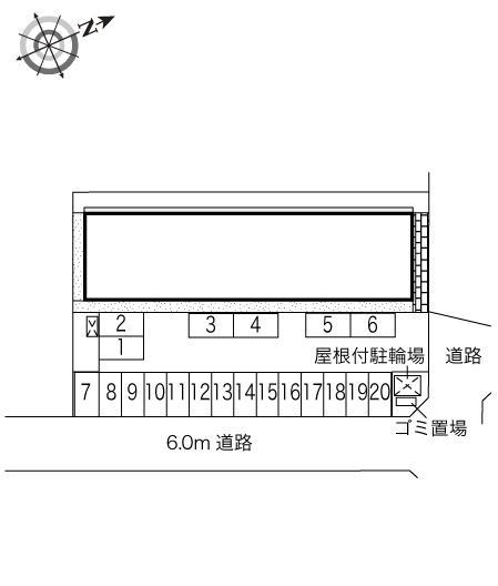 靜Ⅱ(46311)の駐車配置図
