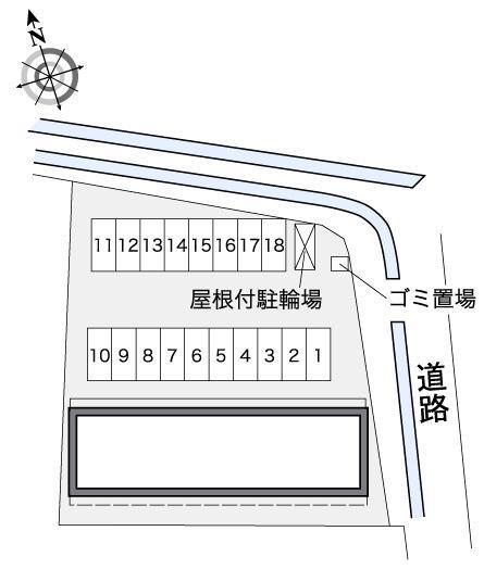 ＫＡＴＳＵＲＡＧＩ(38817)の駐車配置図