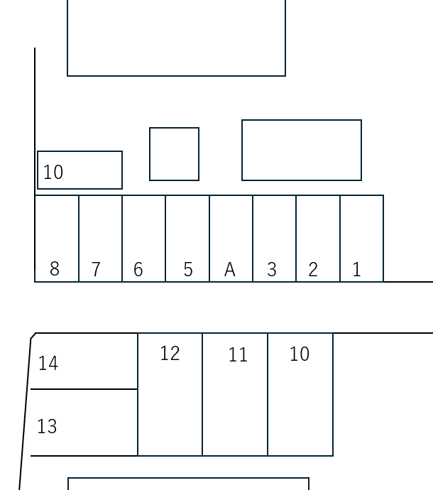 渡辺駐車場(1768-1)の駐車配置図