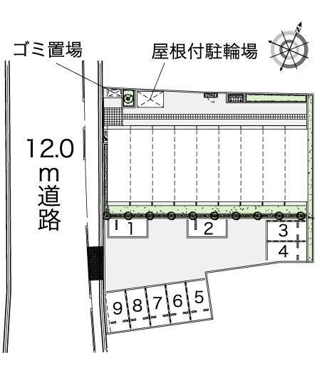 ハライチ(44122)の駐車配置図