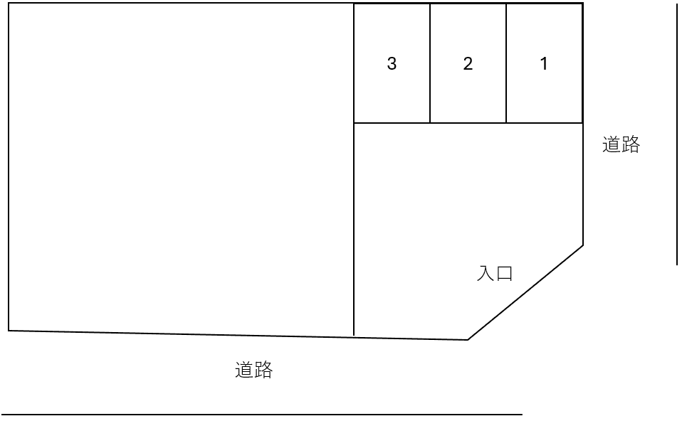 殿町2駐車場の駐車配置図