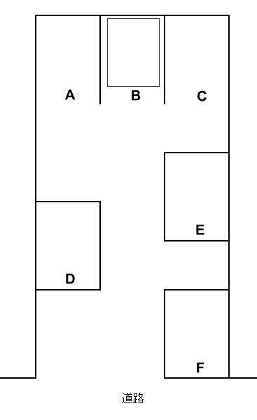 江戸橋1丁目駐車場の駐車配置図