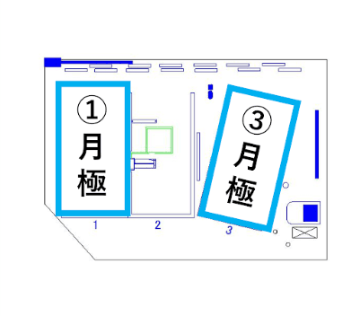 名駅南第６の駐車配置図