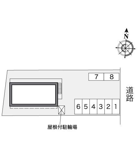 とてっぽ(38064)の駐車配置図