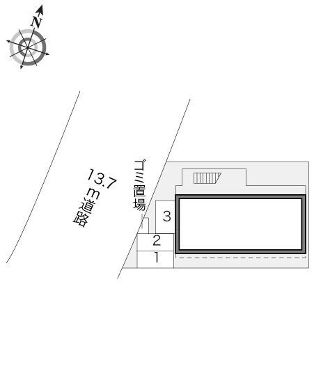 花水(16791)の駐車配置図