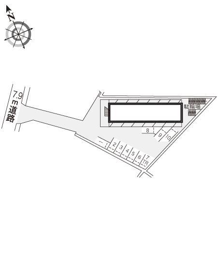 Ｐｒｅｆｅｒｅｎｔｅ(11146)の駐車配置図