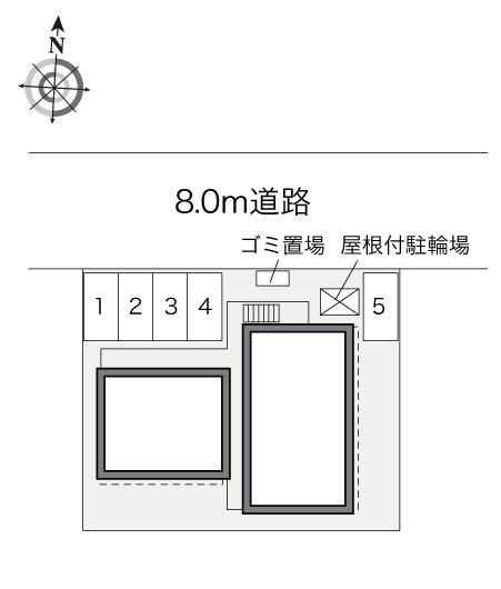 たんぽぽ(28128)の駐車配置図