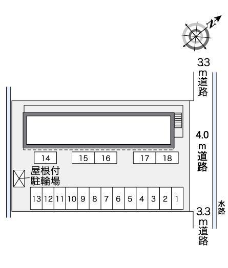 能美(35828)の駐車配置図