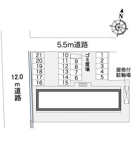 ヨネザワ(38206)の駐車配置図