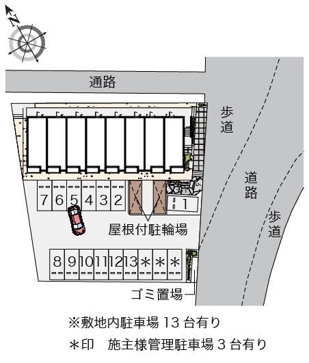 ミランダＡｎｅｌａ(57191)の駐車配置図