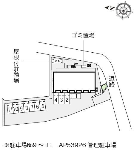 ＴＯＢＡⅢ(53926)の駐車配置図