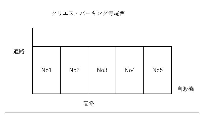 クリエス・パーキング寺尾西3丁目の駐車配置図