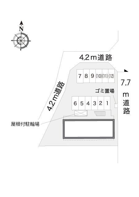 池田(15321)の駐車配置図