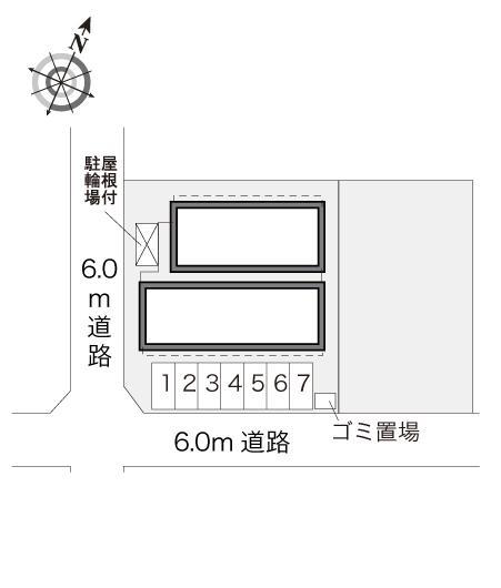 リンデンバウム(24907)の駐車配置図