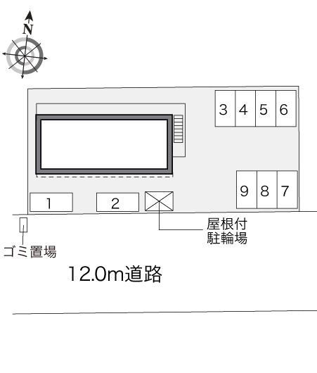 南４３２(34350)の駐車配置図