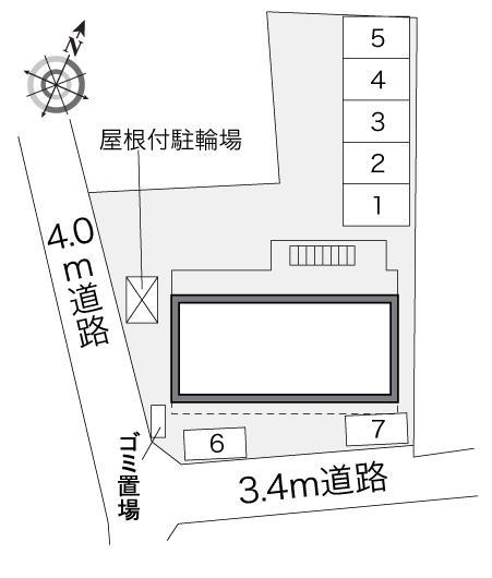 中戸祭２(32897)の駐車配置図