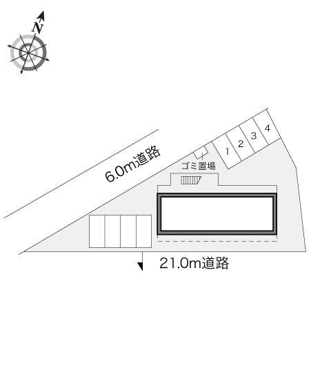ヴィラ・スペランツァ(18336)の駐車配置図