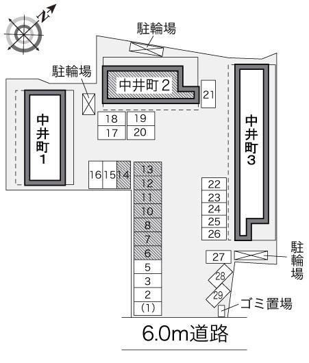 中井町２(11439)の駐車配置図