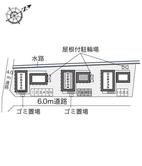 エキノックスＢ(28234)の駐車配置図