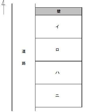 E-45 昭府1丁目 貸駐車場の駐車配置図