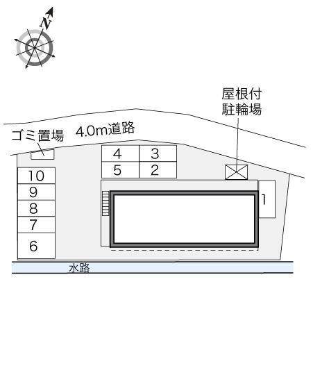エミィール(33692)の駐車配置図