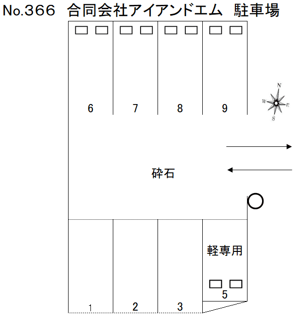 J-366の駐車配置図