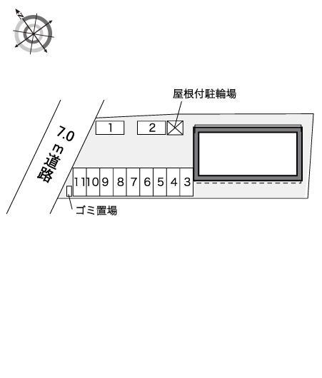 プロバンスＳＫ(40901)の駐車配置図