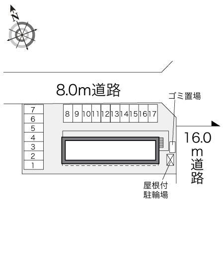 ｐａｒｓｌｅｙ(33445)の駐車配置図