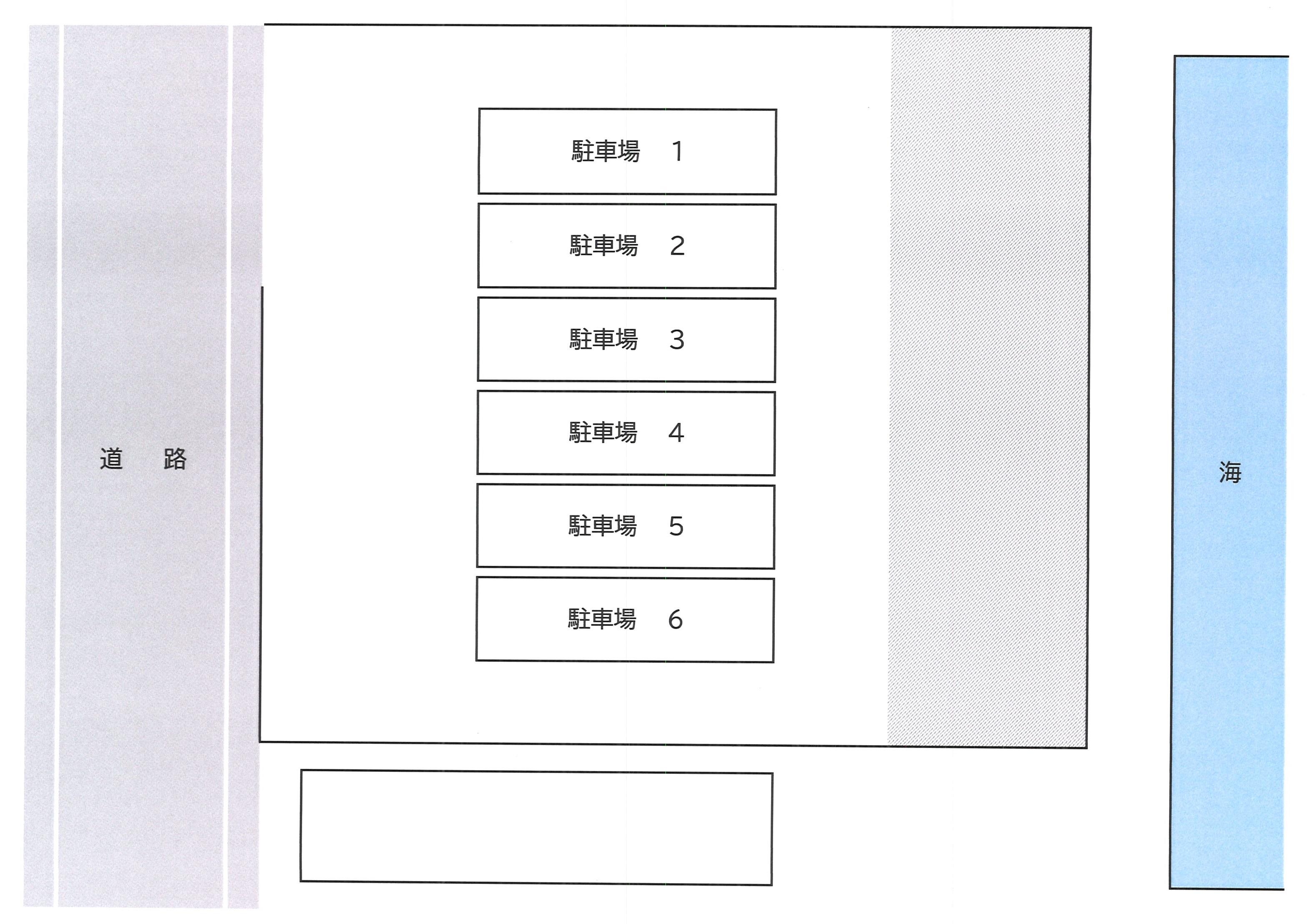 宇田町貸し駐車場の駐車配置図