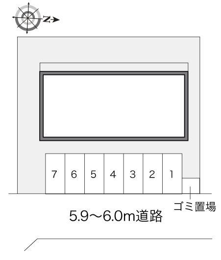 カスカータ(21421)の駐車配置図